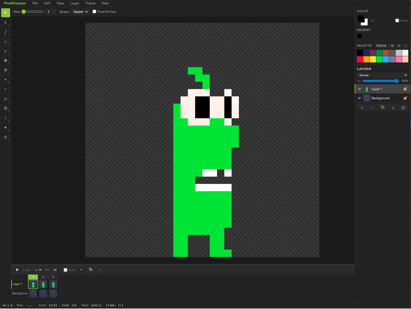 PixelChomper editor screenshot